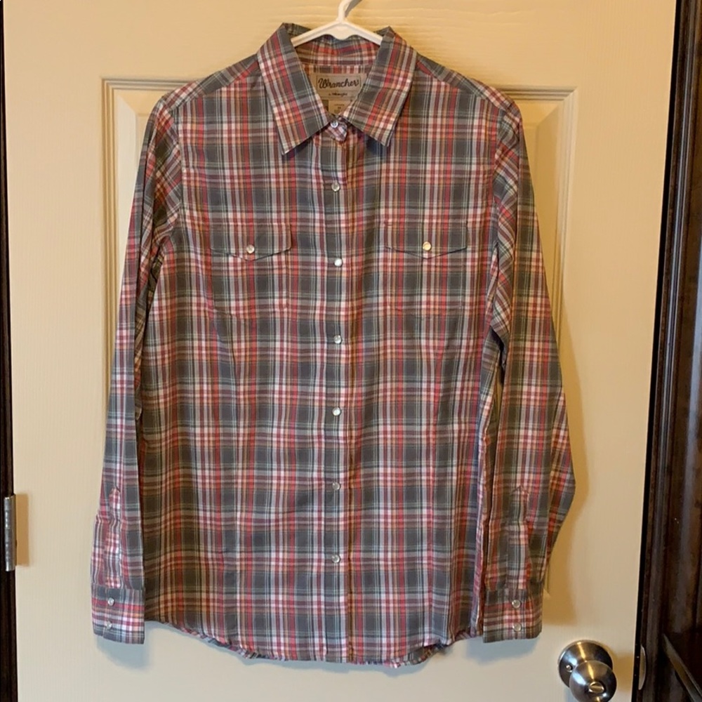 Plaid long sleeve shirt
